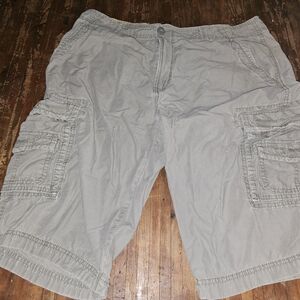 Men's Gray Cargo Shorts